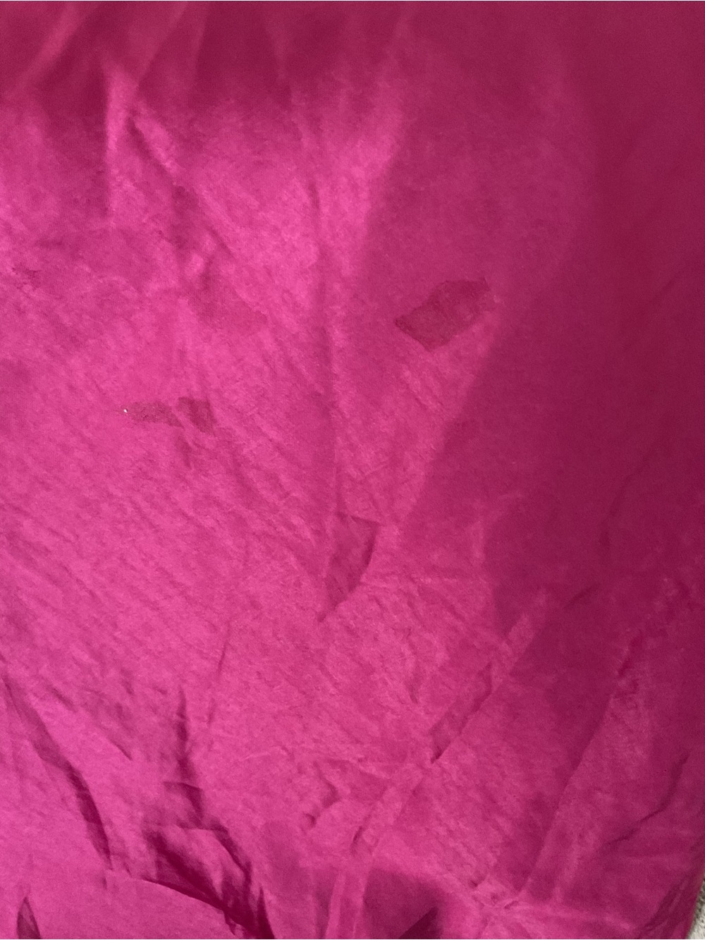 Lulus Incredible Love Magenta Satin Cowl Back V-Neck Midi Slip Dress XL - Picture 14 of 14